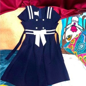 Gorgeous Bonnie Jean Girls Sailor Dress